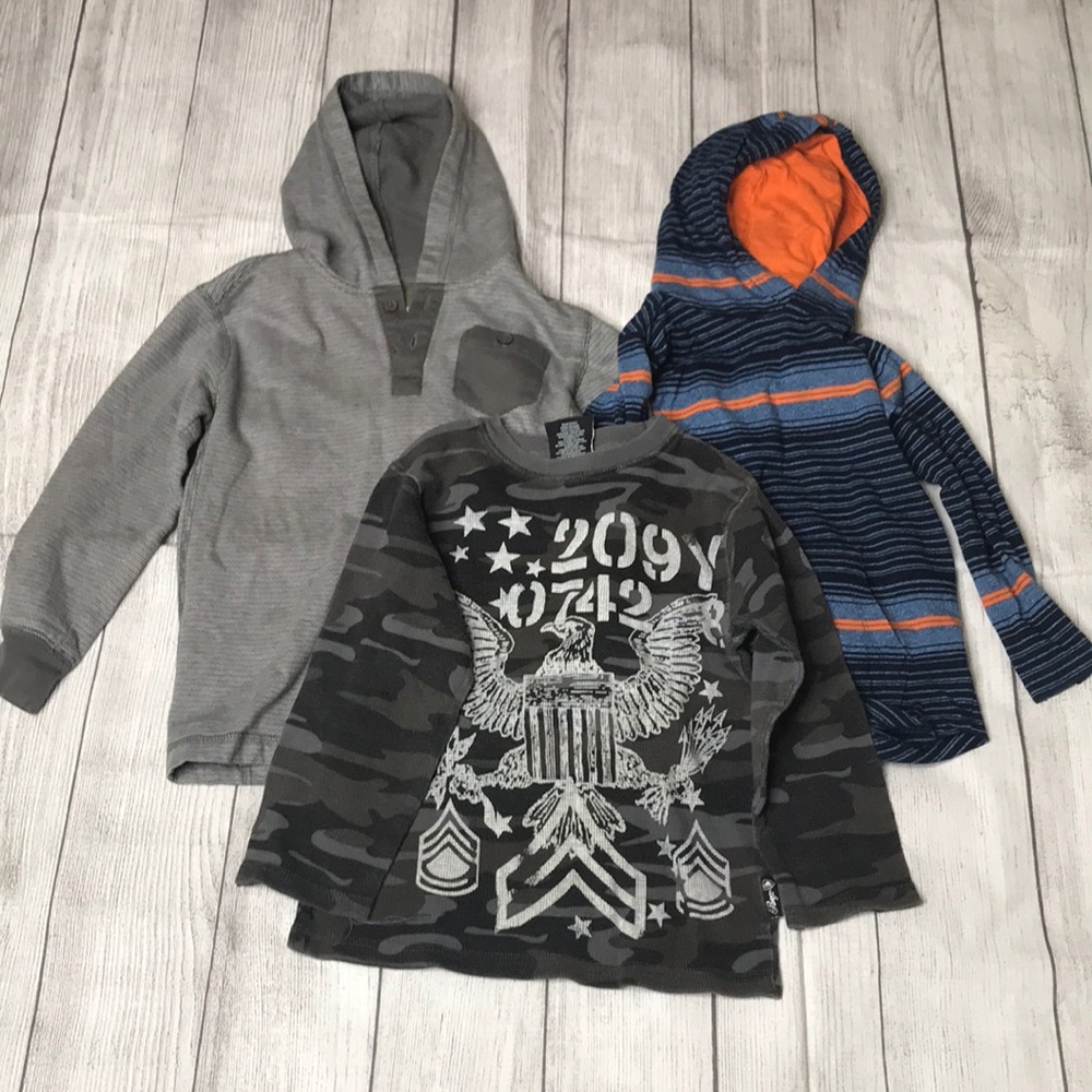 Buzz Cuts Hoodies and Camouflage Shirt Bundle - Picture 1 of 5